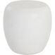 Iolite 21.75 X 21.5 inch White Outdoor End Table